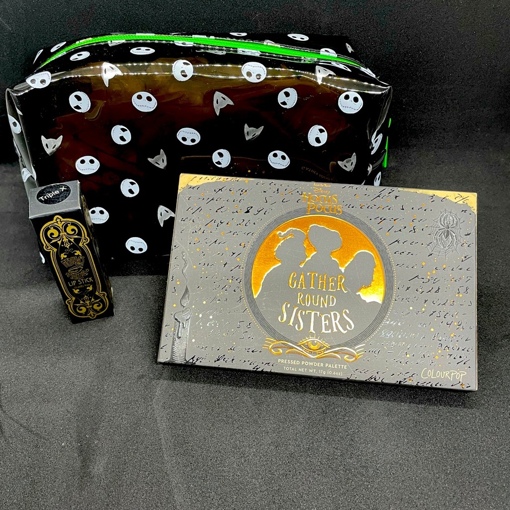 Makeup Bundle - Eyeshadow-Lipstick and makeup bag